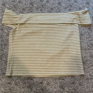 Anthropologie MON RENN PLUS RIPPLE OFF-THE-SHOULDER TOP